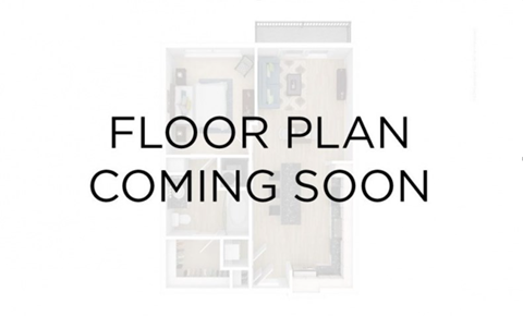 Floor plan for 2 beds, 1 bath, 775 sqft